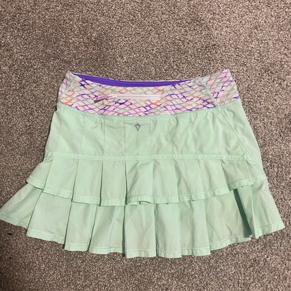 Ivivva Set the Pace Ruffle Tennis Skirt Skort Girl's Size 14 - Picture 3 of 8